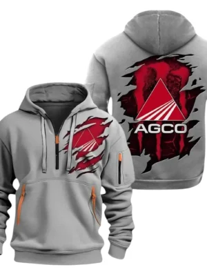AGCO Half Zip Hoodie, Sport Hooded Multi-Pocket HG110325Y25QZ2HCT2AGC