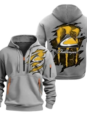 Challenger Tractor Half Zip Hoodie, Sport Hooded Multi-Pocket HG110325Y25QZ2HCT2CHT