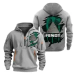 Fendt Half Zip Hoodie, Sport Hooded Multi-Pocket HG110325Y25QZ2HCT2FEN