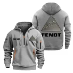 Fendt Half Zip Hoodie, Sport Hooded Multi-Pocket, Custom Name HG110325Y25QZ2HCT3FEN