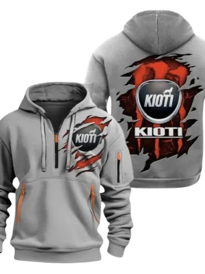 Kioti Half Zip Hoodie, Sport Hooded Multi-Pocket HG120325Y25QZ2HCT1KIO