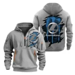 Landini Half Zip Hoodie, Sport Hooded Multi-Pocket HG120325Y25QZ2HCT2LAN