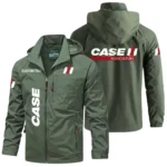 Case IH Windbreaker Jacket Hooded Detachable, Outdoor Windproof Running Jacket, Custom Text HIHI060325Y28WJ86CIH