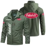 Peterbilt Motor Windbreaker Jacket Hooded Detachable, Outdoor Windproof Running Jacket, Custom Text HIHI060325Y28WJ86PEM
