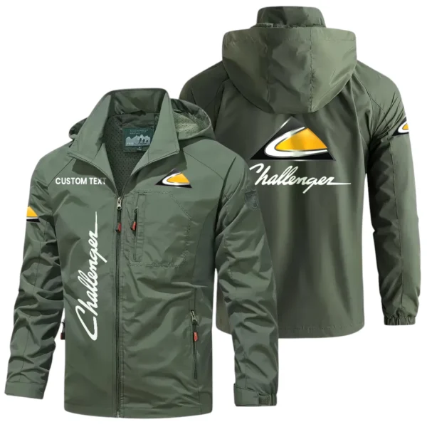 Challenger Windbreaker Jacket Hooded Detachable, Outdoor Windproof Running Jacket, Custom Text HIHI070325Y28WJ86CHT