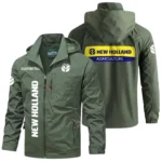 New Holland Windbreaker Jacket Hooded Detachable, Outdoor Windproof Running Jacket, Custom Text HIHI070325Y28WJ86NHL