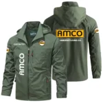 AMCO Exclusive Logo Windbreaker Jacket Hooded Detachable, Outdoor Windproof Running Jacket, Custom Text HIHI080325Y28WJ86AMM