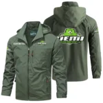 DEMI Windbreaker Jacket Hooded Detachable, Outdoor Windproof Running Jacket, Custom Text HIHI100325Y28WJ86DEM
