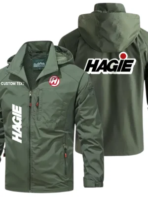 Hagie Windbreaker Jacket Hooded Detachable, Outdoor Windproof Running Jacket, Custom Text HIHI120325Y28WJ86HAG