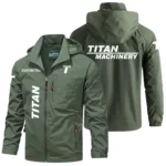 Titan Exclusive Logo Windbreaker Jacket Hooded Detachable, Outdoor Windproof Running Jacket, Custom Text HIHI120325Y28WJ86TIM