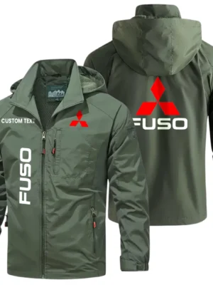 Fuso Exclusive Logo Windbreaker Jacket Hooded Detachable, Outdoor Windproof Running Jacket, Custom Text HIHI130225Y28WJ86MSF