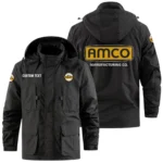 AMCO Exclusive Logo Windbreaker Jacket Hooded Detachable, Outdoor Jacket Multi Pocket, Custom Name HIDI200325Y26WMPAMM