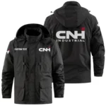CNH Industrial Exclusive Logo Windbreaker Jacket Hooded Detachable, Outdoor Jacket Multi Pocket, Custom Name HIDI200325Y26WMPCNI