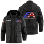 Everything Attachments Exclusive Logo Windbreaker Jacket Hooded Detachable, Outdoor Jacket Multi Pocket, Custom Name HIDI200325Y26WMPEVA