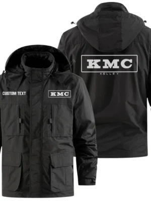 KMC Kelly Exclusive Logo Windbreaker Jacket Hooded Detachable, Outdoor Jacket Multi Pocket, Custom Name HIDI200325Y26WMPKMC