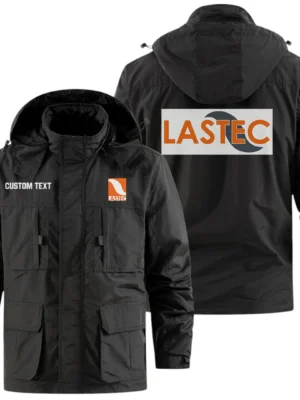 Lastec Mowers Exclusive Logo Windbreaker Jacket Hooded Detachable, Outdoor Jacket Multi Pocket, Custom Name HIDI200325Y26WMPLAM