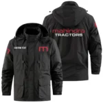 Mahindra Tractor Exclusive Logo Windbreaker Jacket Hooded Detachable, Outdoor Jacket Multi Pocket, Custom Name HIDI200325Y26WMPMAT