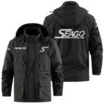 Seago International Exclusive Logo Windbreaker Jacket Hooded Detachable, Outdoor Jacket Multi Pocket, Custom Name HIDI200325Y26WMPSEI