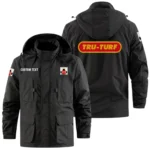 Tru-Turf Exclusive Logo Windbreaker Jacket Hooded Detachable, Outdoor Jacket Multi Pocket, Custom Name HIDI200325Y26WMPTRT