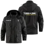 Tubeline Manufacturing Exclusive Logo Windbreaker Jacket Hooded Detachable, Outdoor Jacket Multi Pocket, Custom Name HIDI200325Y26WMPTUM