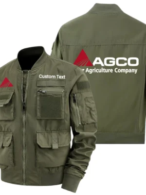 AGCO Exclusive Logo Jacket x Baseball Collar Style Multiple Pockets Men’s Hiking Outdoor Jacket Custom Name HIHI190325Y40JCXAGC