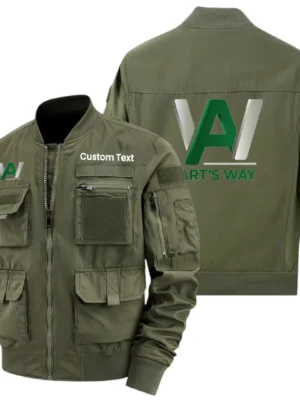 Art’s Way Exclusive Logo Jacket x Baseball Collar Style Multiple Pockets Men’s Hiking Outdoor Jacket Custom Name HIHI190325Y40JCXAWM