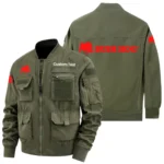 Bush Hog Exclusive Logo Jacket x Baseball Collar Style Multiple Pockets Men’s Hiking Outdoor Jacket Custom Name HIHI190325Y40JCXBUH