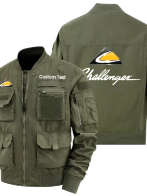 Challenger Exclusive Logo Jacket x Baseball Collar Style Multiple Pockets Men’s Hiking Outdoor Jacket Custom Name HIHI190325Y40JCXCHT