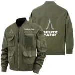 Deutz Fahr Exclusive Logo Jacket x Baseball Collar Style Multiple Pockets Men’s Hiking Outdoor Jacket Custom Name HIHI190325Y40JCXDEF
