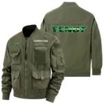 Fendt Exclusive Logo Jacket x Baseball Collar Style Multiple Pockets Men’s Hiking Outdoor Jacket Custom Name HIHI190325Y40JCXFEN
