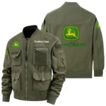 John Deere Exclusive Logo Jacket x Baseball Collar Style Multiple Pockets Men’s Hiking Outdoor Jacket Custom Name HIHI190325Y40JCXJDE