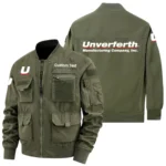 Unverferth Manufacturing Exclusive Logo Jacket x Baseball Collar Style Multiple Pockets Men’s Hiking Outdoor Jacket Custom Name HIHI190325Y40JCXUNM
