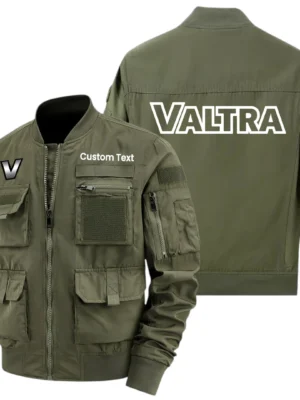 Valtra Exclusive Logo Jacket x Baseball Collar Style Multiple Pockets Men’s Hiking Outdoor Jacket Custom Name HIHI190325Y40JCXVAT