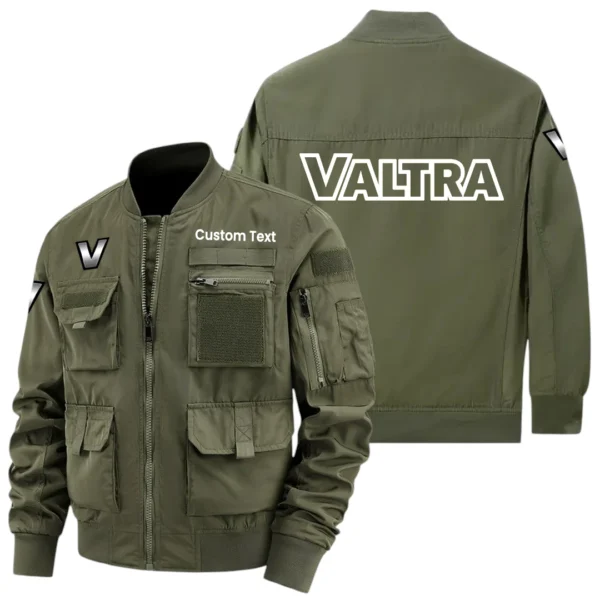 Valtra Exclusive Logo Jacket x Baseball Collar Style Multiple Pockets Men’s Hiking Outdoor Jacket Custom Name HIHI190325Y40JCXVAT