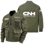 CNH Industrial Exclusive Logo Jacket x Baseball Collar Style Multiple Pockets Men’s Hiking Outdoor Jacket Custom Name HIHI200325Y40JCXCNI