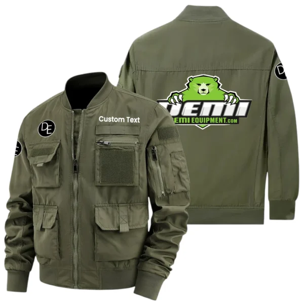 Dakota DEMI Exclusive Logo Jacket x Baseball Collar Style Multiple Pockets Men’s Hiking Outdoor Jacket Custom Name HIHI200325Y40JCXDEM