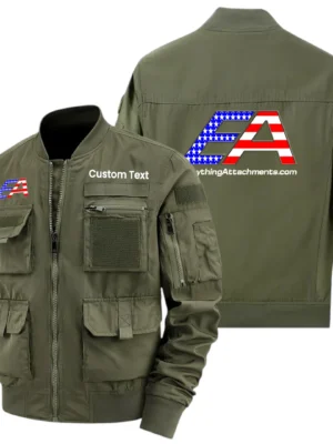 Everything Attachments Exclusive Logo Jacket x Baseball Collar Style Multiple Pockets Men’s Hiking Outdoor Jacket Custom Name HIHI200325Y40JCXEVA