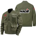 Hagie Exclusive Logo Jacket x Baseball Collar Style Multiple Pockets Men’s Hiking Outdoor Jacket Custom Name HIHI200325Y40JCXHAG