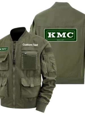 KMC Kelly Exclusive Logo Jacket x Baseball Collar Style Multiple Pockets Men’s Hiking Outdoor Jacket Custom Name HIHI200325Y40JCXKMC