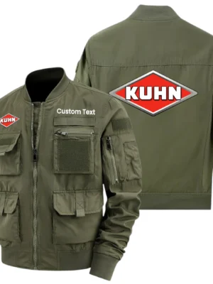Kuhn North America Exclusive Logo Jacket x Baseball Collar Style Multiple Pockets Men’s Hiking Outdoor Jacket Custom Name HIHI200325Y40JCXKNA