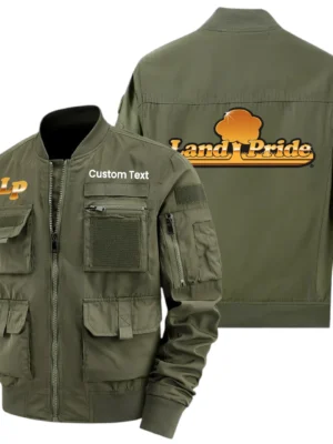 Land Pride Exclusive Logo Jacket x Baseball Collar Style Multiple Pockets Men’s Hiking Outdoor Jacket Custom Name HIHI200325Y40JCXLAP