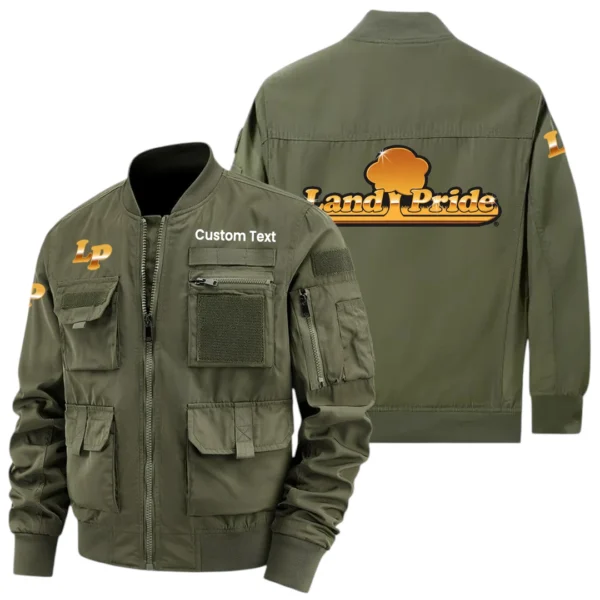 Land Pride Exclusive Logo Jacket x Baseball Collar Style Multiple Pockets Men’s Hiking Outdoor Jacket Custom Name HIHI200325Y40JCXLAP