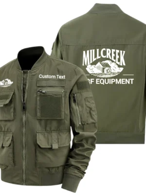 Millcreek Exclusive Logo Jacket x Baseball Collar Style Multiple Pockets Men’s Hiking Outdoor Jacket Custom Name HIHI200325Y40JCXMIM