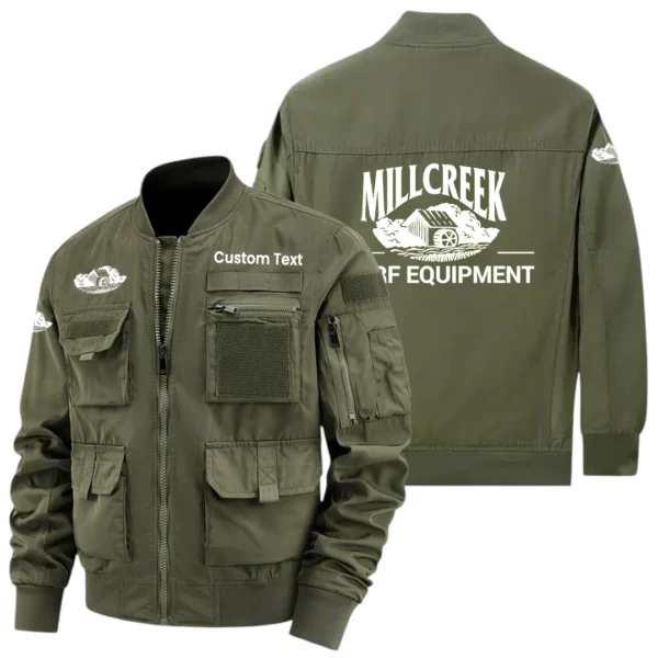Millcreek Exclusive Logo Jacket x Baseball Collar Style Multiple Pockets Men’s Hiking Outdoor Jacket Custom Name HIHI200325Y40JCXMIM