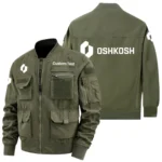 Oshkosh Exclusive Logo Jacket x Baseball Collar Style Multiple Pockets Men’s Hiking Outdoor Jacket Custom Name HIHI200325Y40JCXOSC