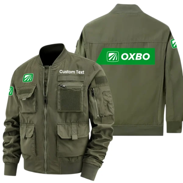 Oxbo Exclusive Logo Jacket x Baseball Collar Style Multiple Pockets Men’s Hiking Outdoor Jacket Custom Name HIHI200325Y40JCXOXB