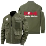 Rome Grinding Solutions Exclusive Logo Jacket x Baseball Collar Style Multiple Pockets Men’s Hiking Outdoor Jacket Custom Name HIHI200325Y40JCXRGS