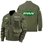 Ryan Turf Renovation Exclusive Logo Jacket x Baseball Collar Style Multiple Pockets Men’s Hiking Outdoor Jacket Custom Name HIHI200325Y40JCXRTR
