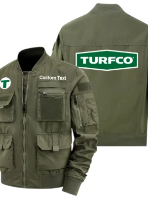 Turfco Exclusive Logo Jacket x Baseball Collar Style Multiple Pockets Men’s Hiking Outdoor Jacket Custom Name HIHI200325Y40JCXTUR