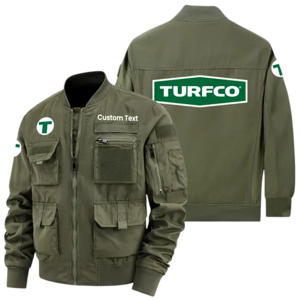 Turfco Exclusive Logo Jacket x Baseball Collar Style Multiple Pockets Men’s Hiking Outdoor Jacket Custom Name HIHI200325Y40JCXTUR